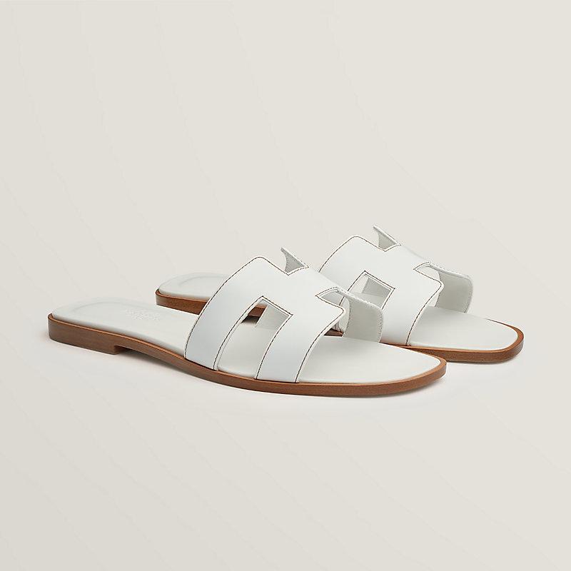 Giày Hermes Oran Sandal Nữ Trắng